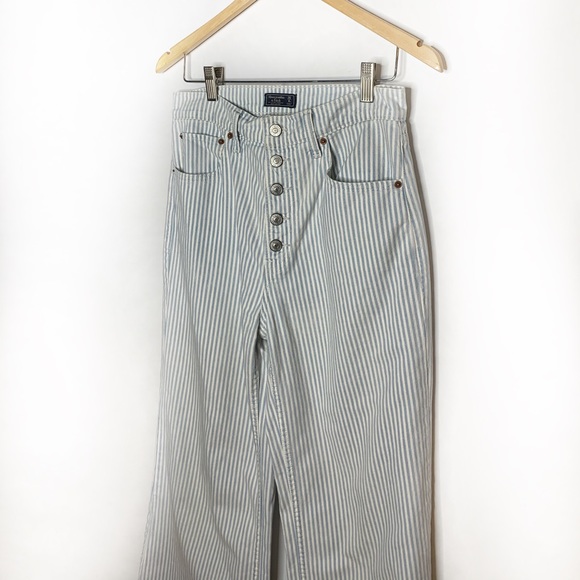 Abercrombie Pinstripe Jeans - Picture 3 of 4